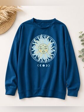 Blue Celestial Long Sleeve Top